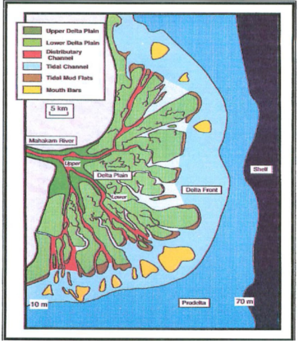 Morfologi Delta Sungai Mahakam